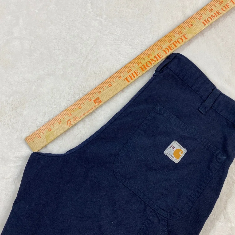 Carhartt Flame Resistant Work Pants NFPA 2112 Relaxed Fit Blue 32x30 - Picture 16 of 16